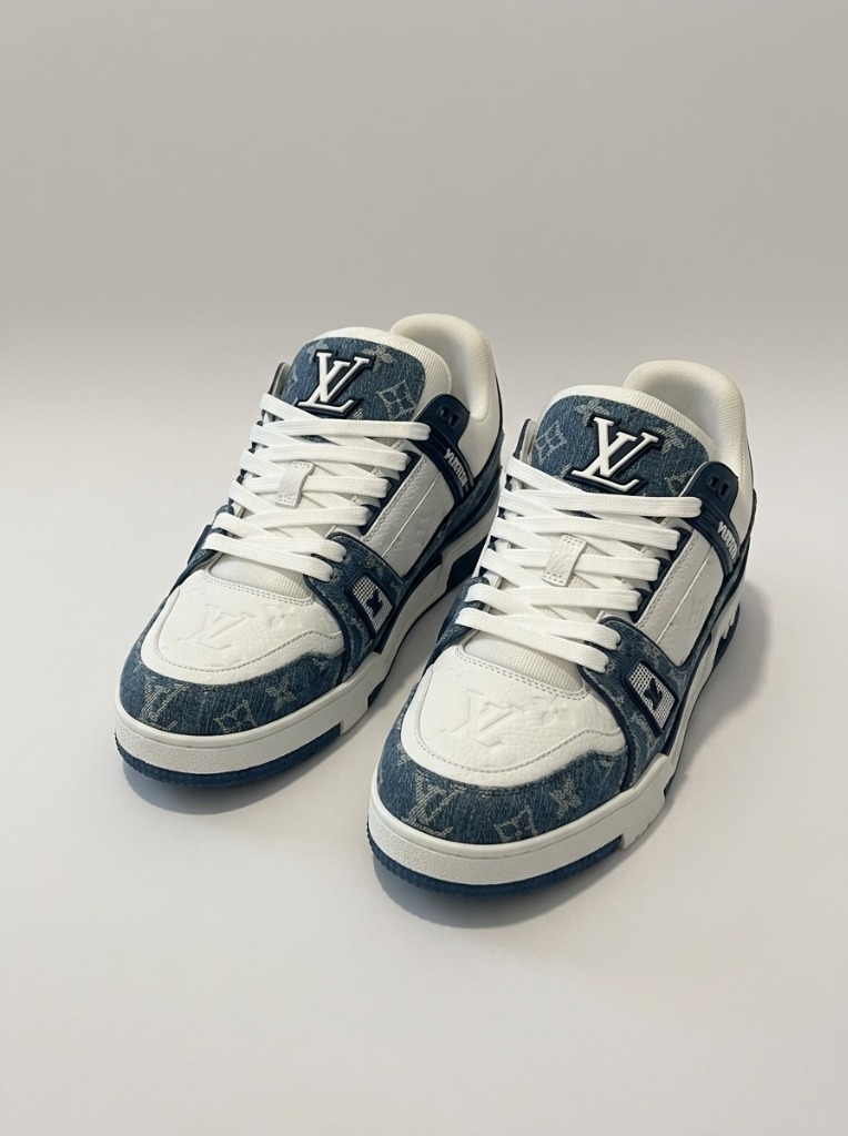 LV Trainer Sneaker Denim