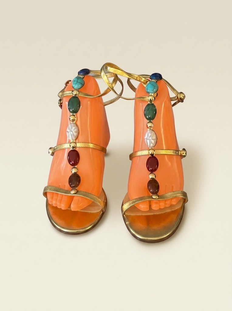 Gemstone Gladiator Sandals
